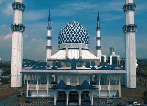 クアラルンプール_ブルーモスク